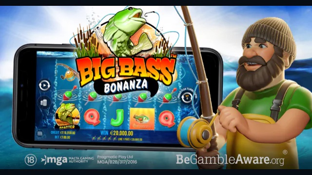 Oficiální grafika slotu Big Bass Bonanza
